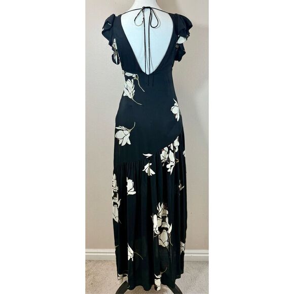 Free People She's A Waterfall Cascading High/Low Maxi Dress Women's 2 - Picture 5 of 13